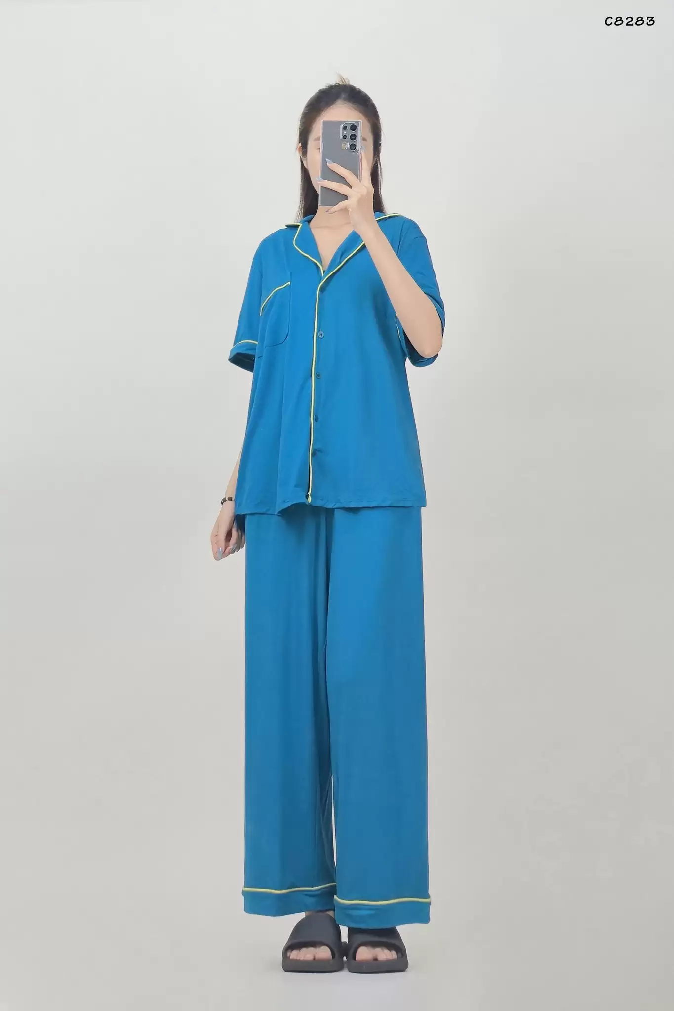 Sét bộ thun Joyspun tay ngắn viền màu
