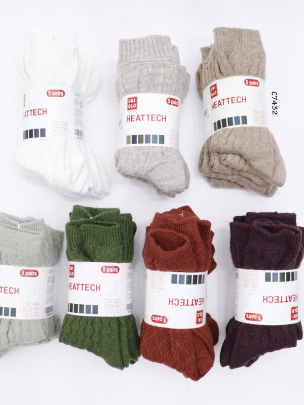 C7432 - 	Vớ len Uniqlo set 5 đôi