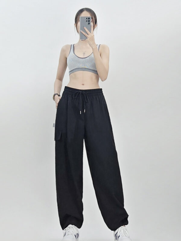 C7539 - Quần nam jogger CAF túi hôp bên hông lưng thun cột dây
