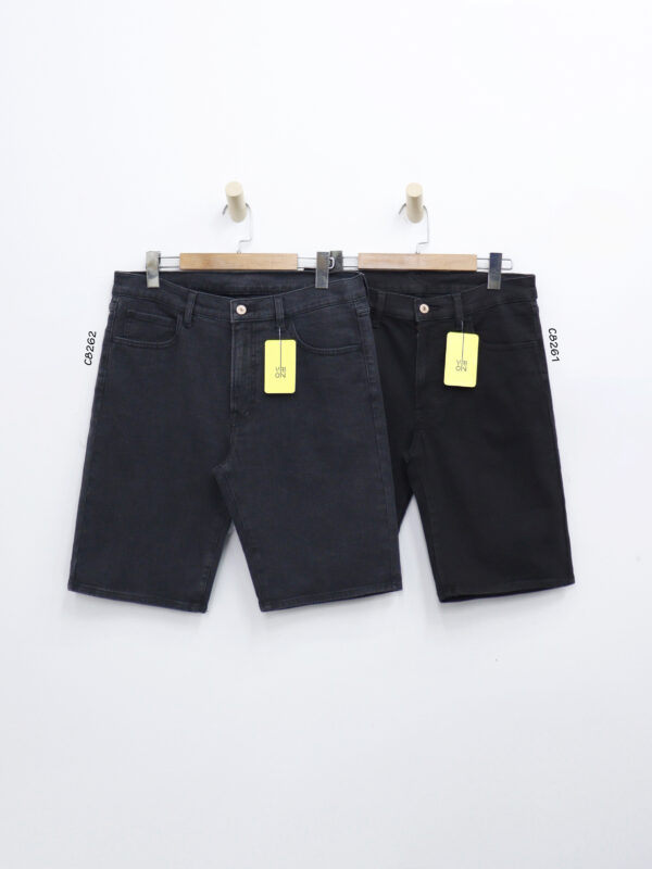 Quần short jean nam Xuất 2 túi trơn