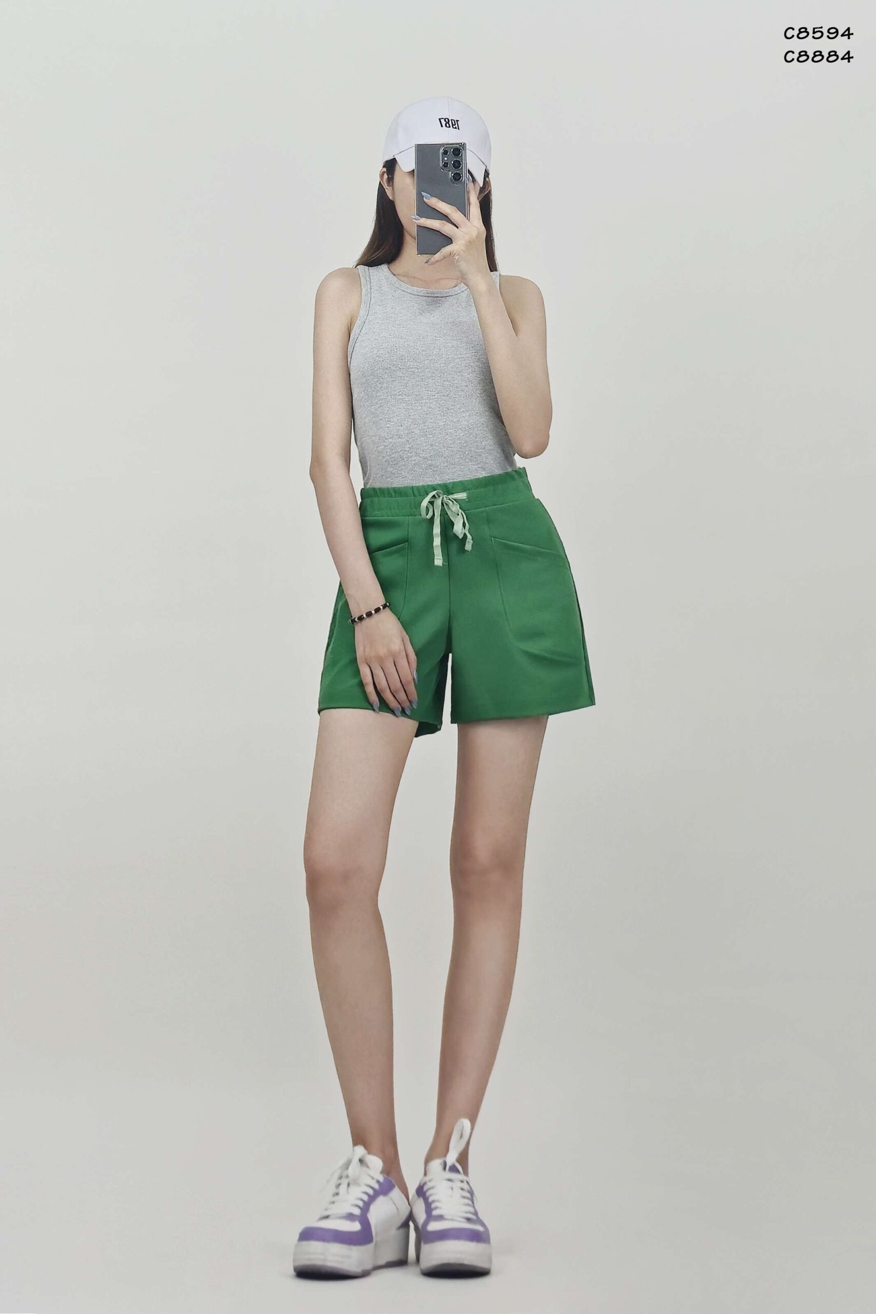 Áo ba lỗ F21 thun gân trơn