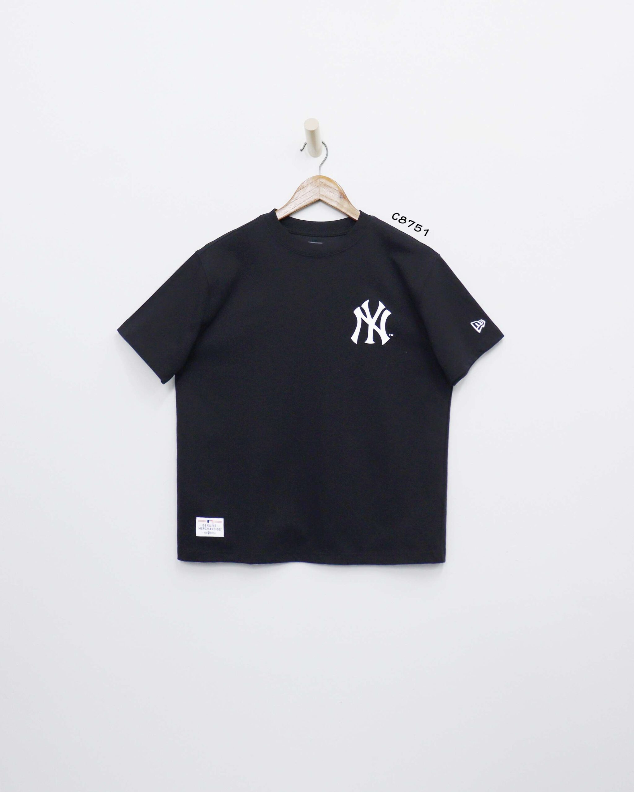 Áo thun New Era cổ tròn tay ngắn in NY trước