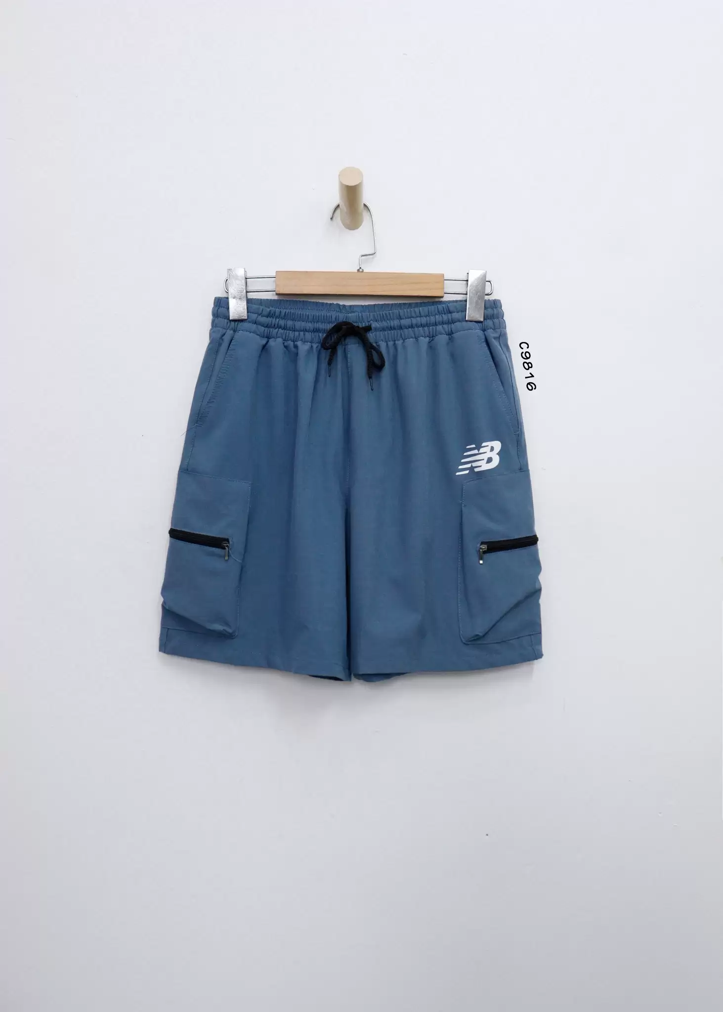 Quần short dù nam NB lưng thun 2 túi kiểu