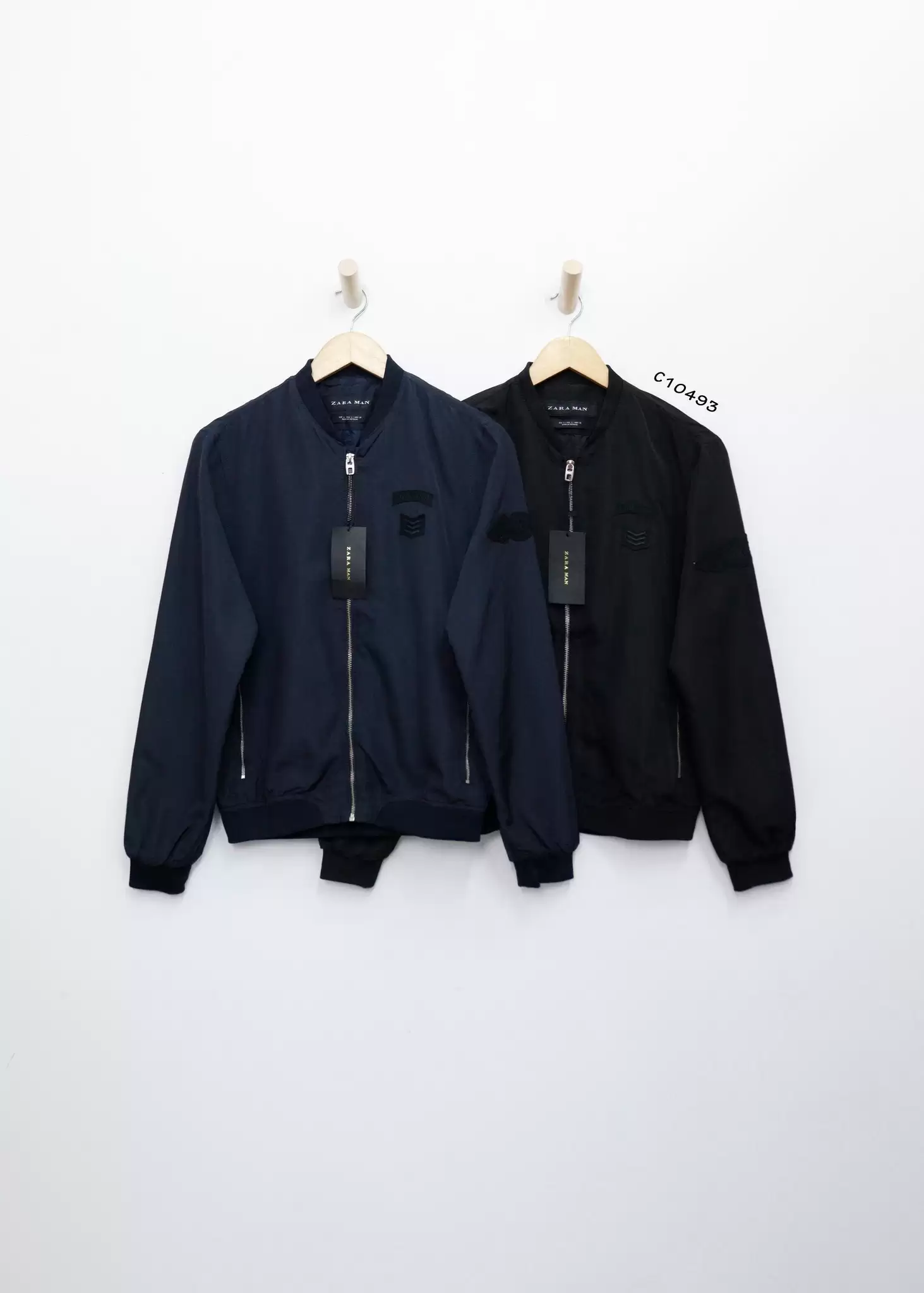Áo khoác dù nam ZARA MAN thuê logo 2 túi trước 8 1 27
