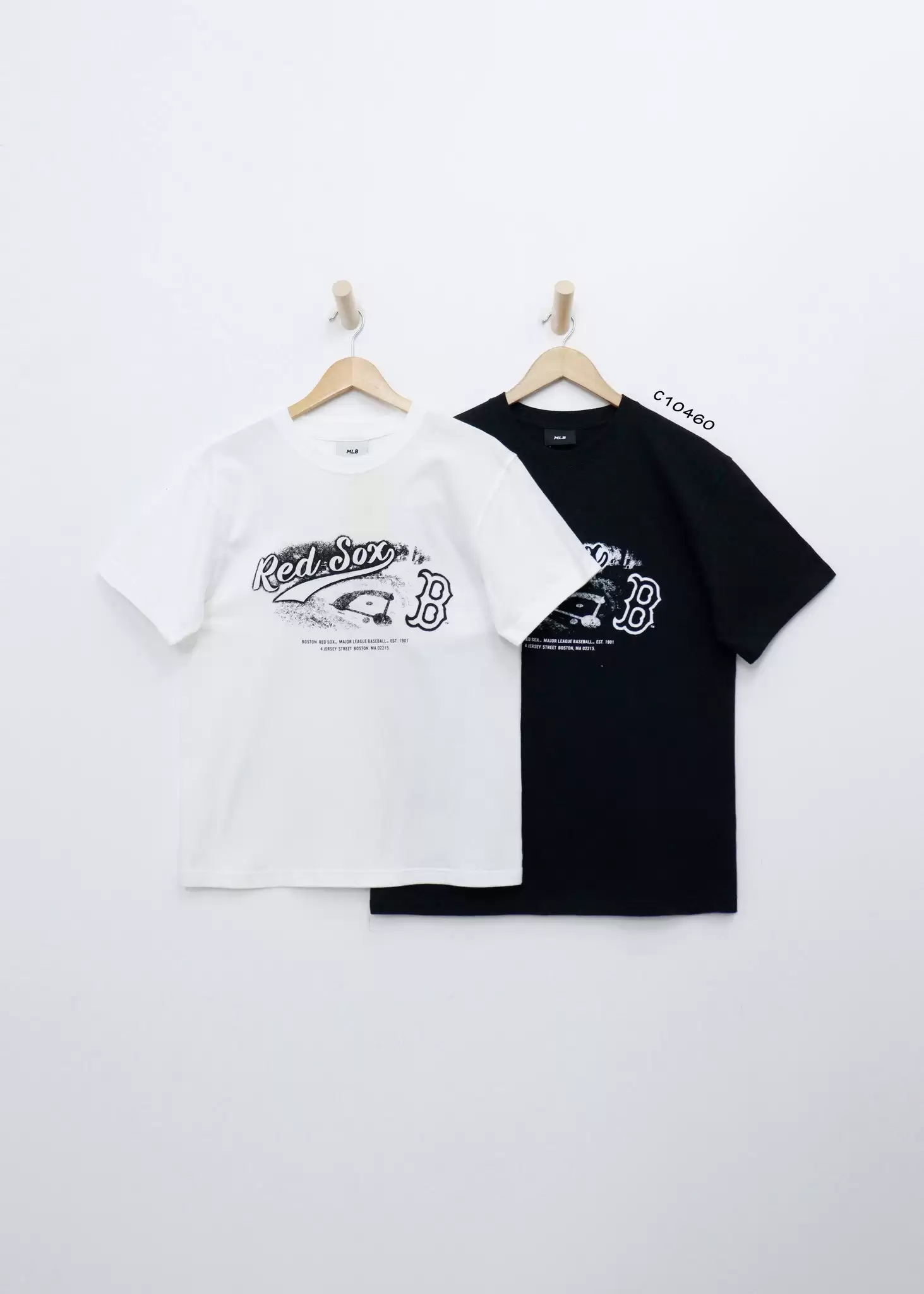 Áo thun MLB cổ tròn tay ngắn in chữ B 10 1 28