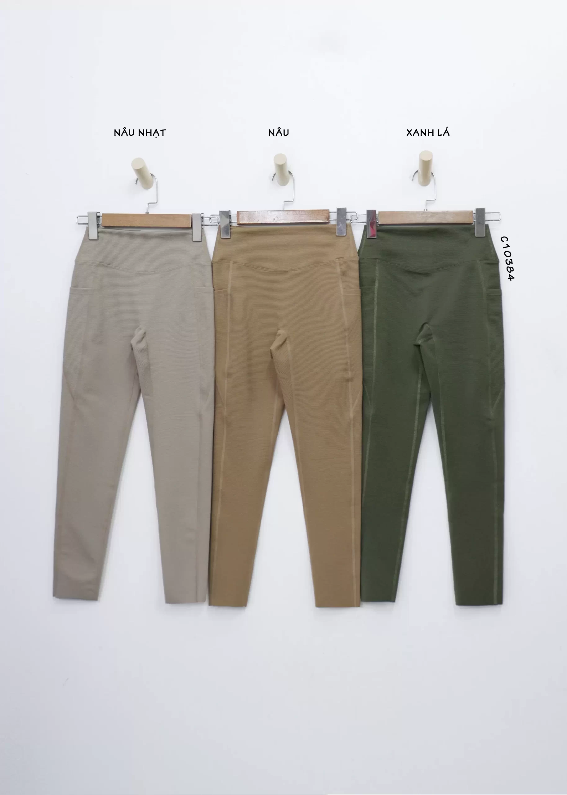 Quần tập xuất thun gân 2 túi hông cắt lai