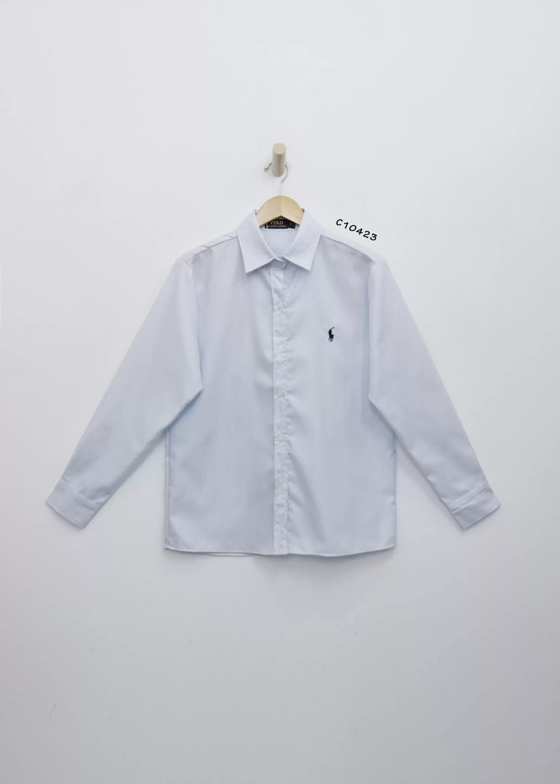 Áo sơ mi Polo cổ bẻ tay dài thêu logo phối sọc 9 10423 1 scaled