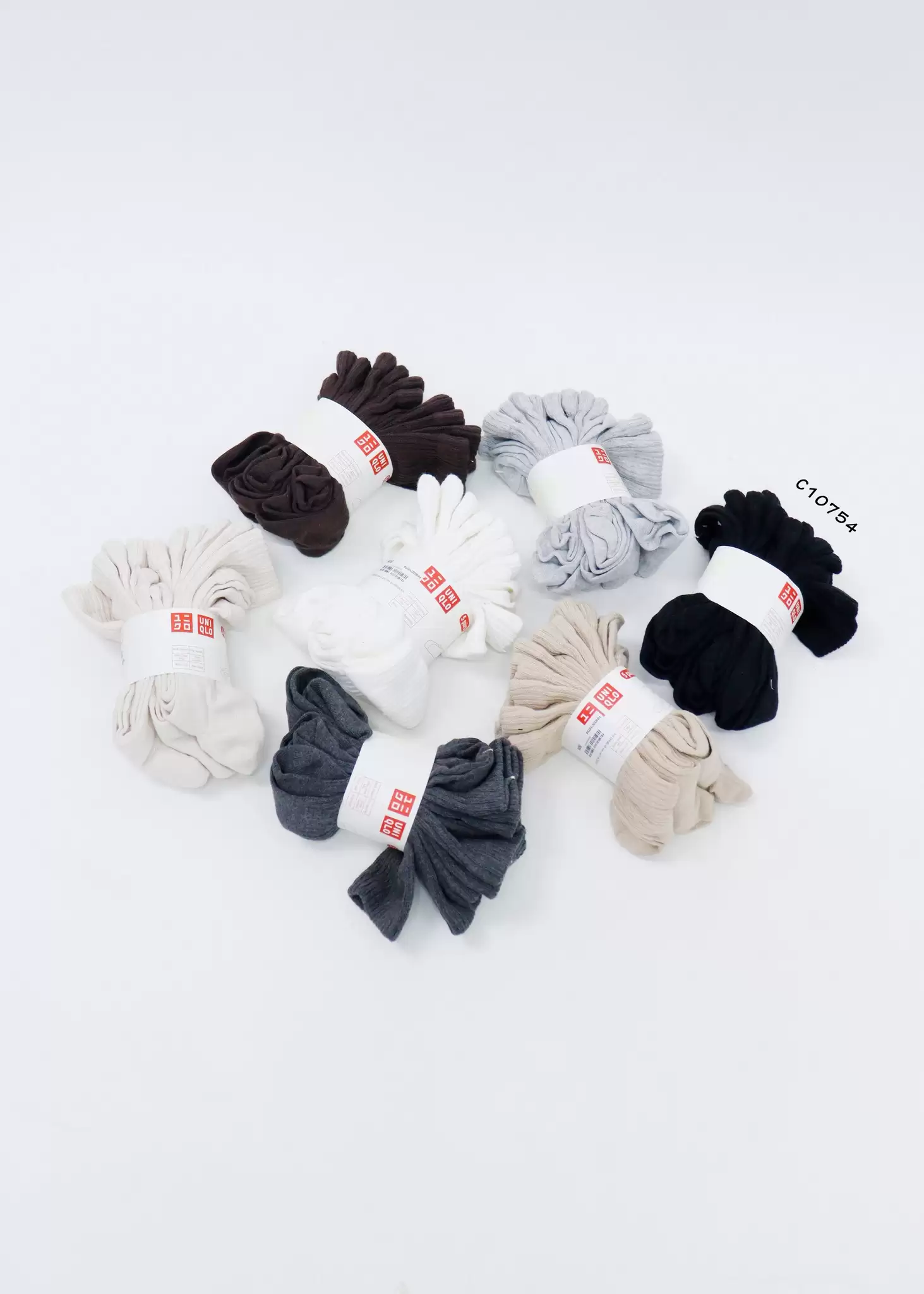Vớ Uniqlo cổ cao, set 5 đôi