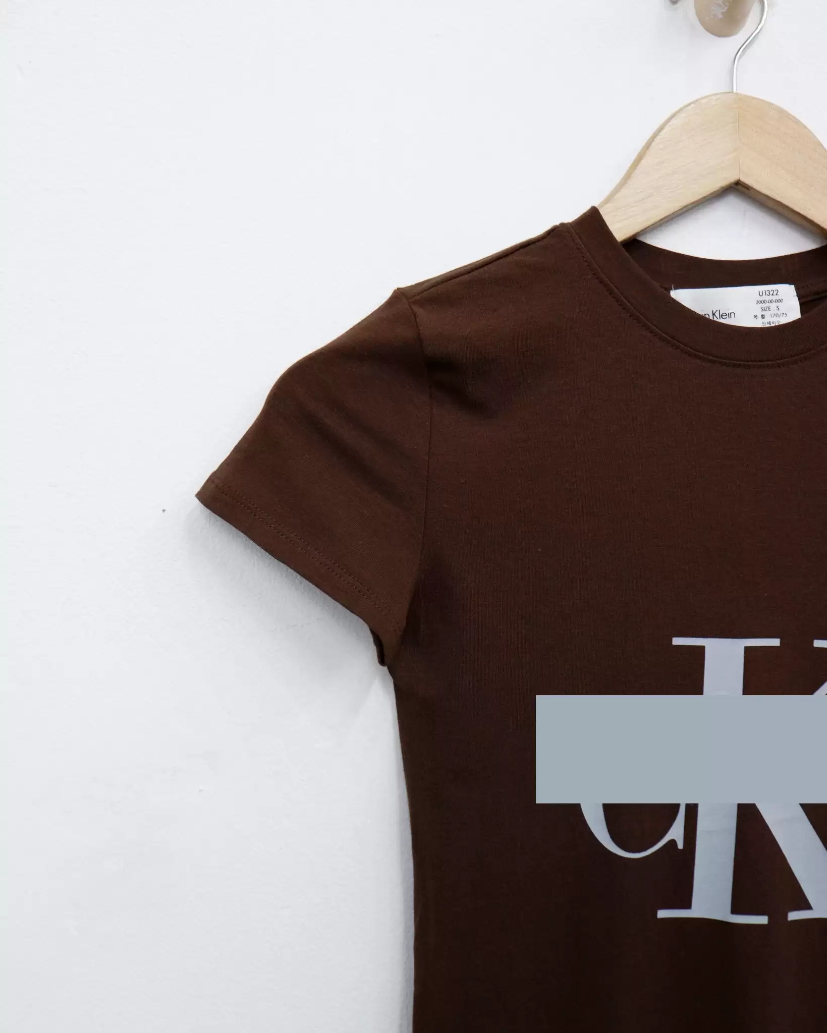 Áo thun CK cổ tròn tay ngắn in ck trước 2 2 10