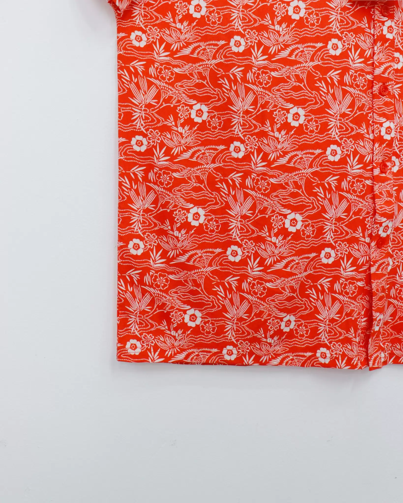 Áo sơ mi nam Wearei cổ bẻ tay ngắn thun hoa lá 3 3 41