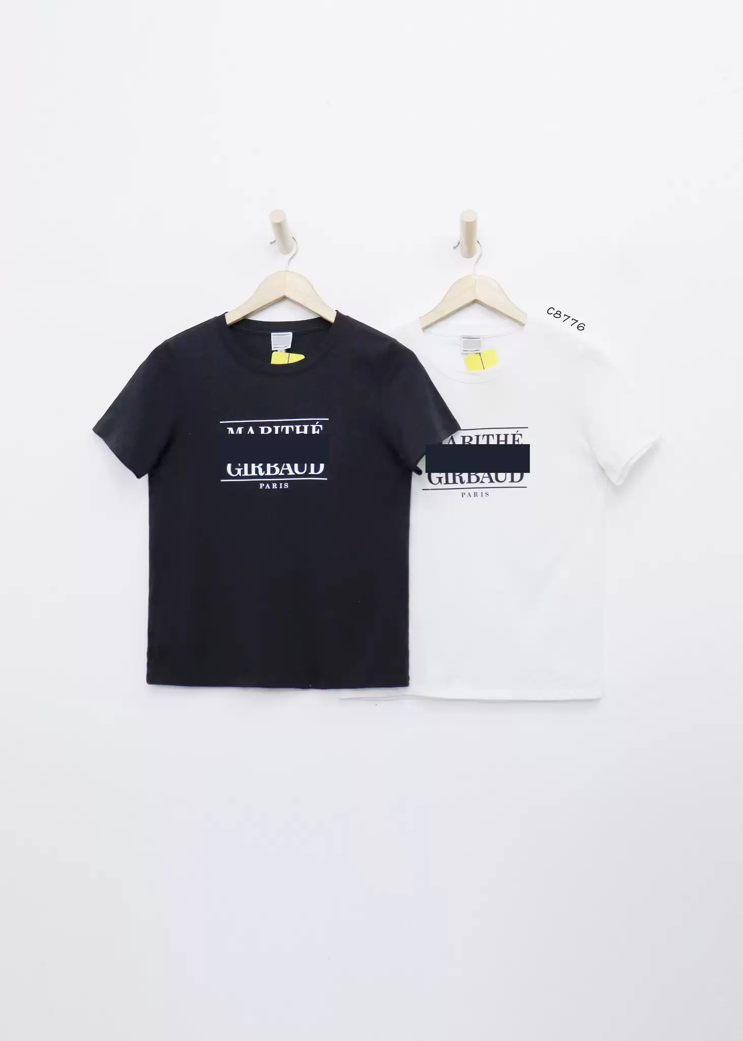 Áo thun Marithe' cổ tròn, tay ngắn, in chữ trước 8 1 38