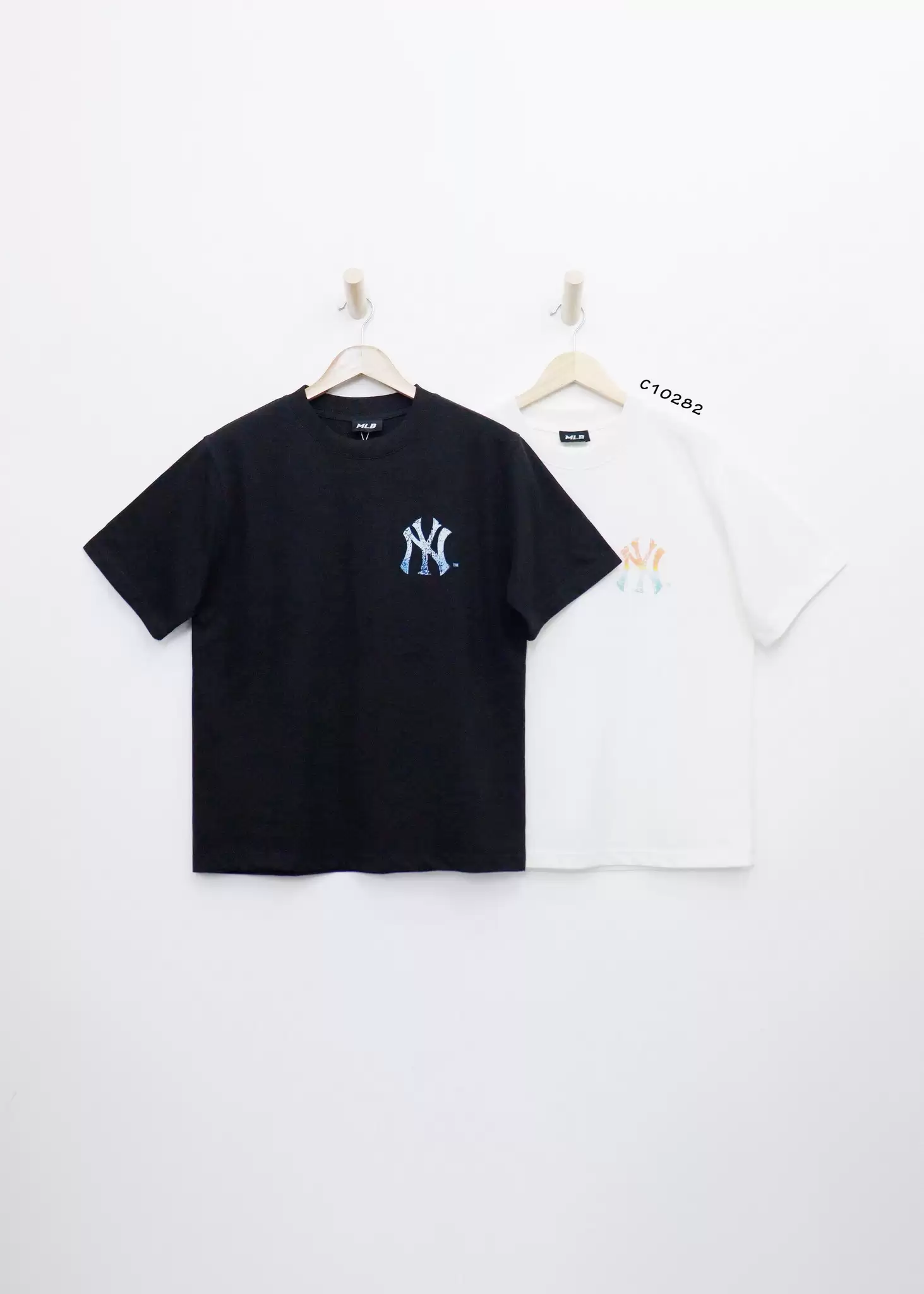 Áo thun MLB cổ tròn tay ngắn in chữ số 2 2 37