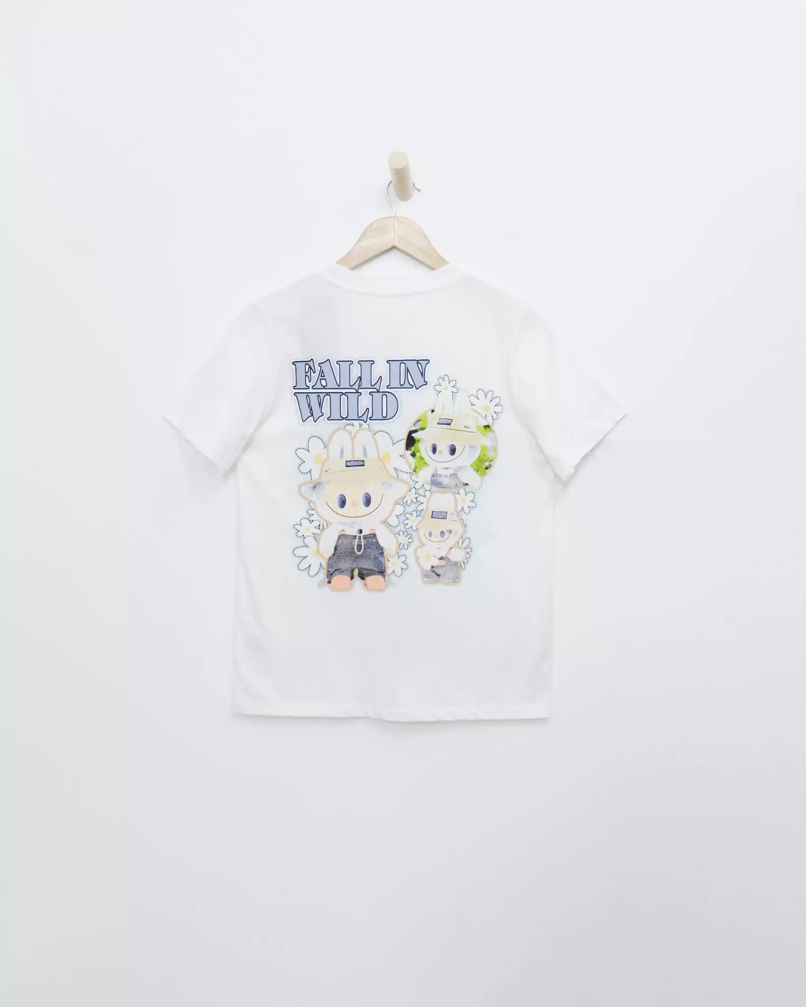 Áo thun Gap cổ tròn tay ngắn in hình labubu 2 2 45