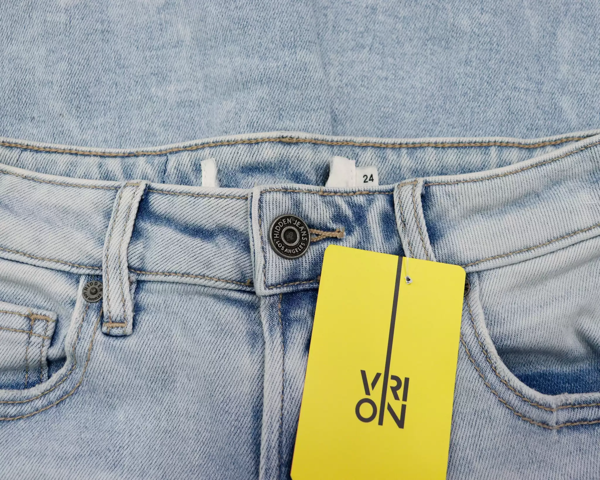 Quần Jean, xuất, ống đứng, lai tua rua, wash kiểu 5 5 7